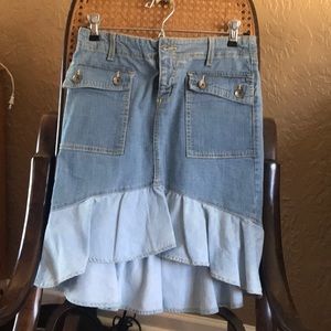 Denim skirt